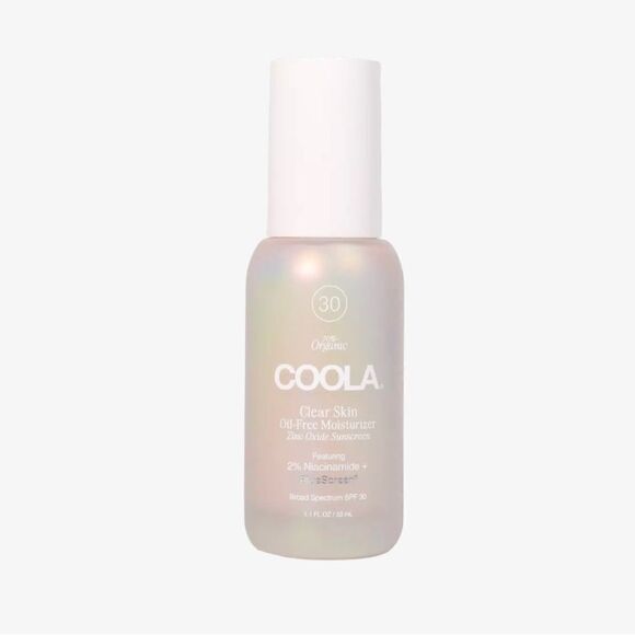 COOLA Clear Skin Oil-Free Moisturizer Zinc Oxide Sunscreen SPF 30 1oz - Picture 1 of 4